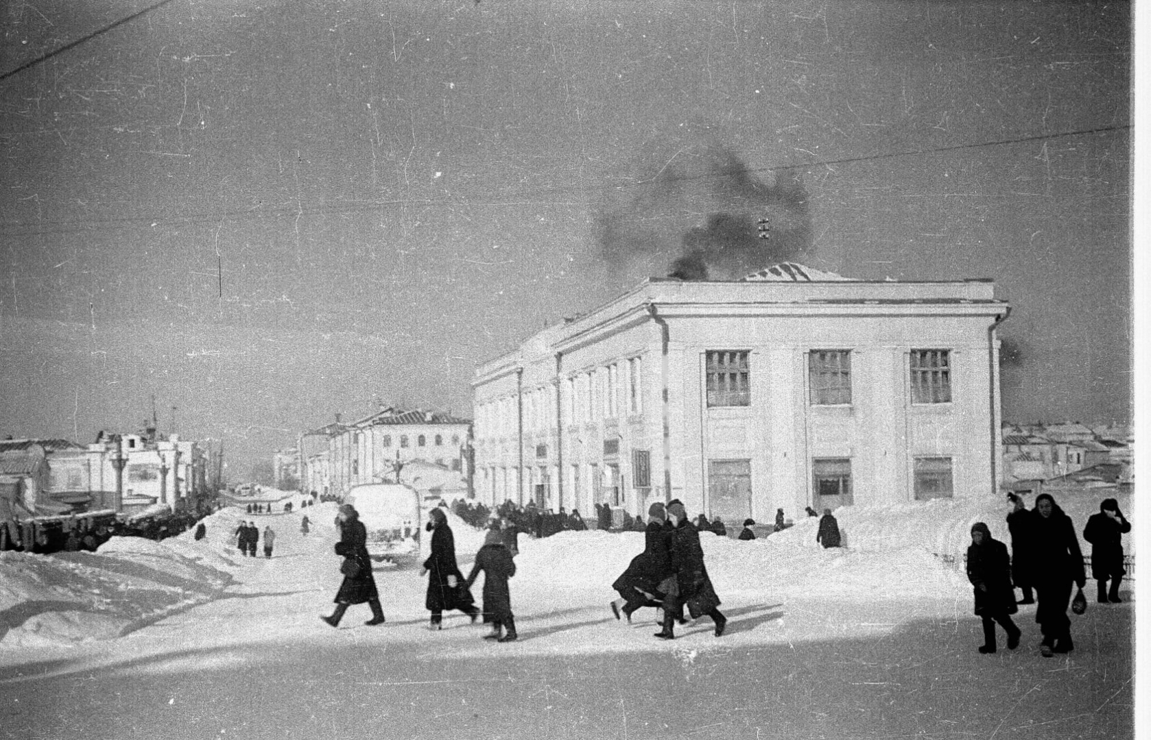 Улица Карла Маркса. Ульяновск, 1956 г. / 28 Января 1956 / История Ульяновска  / Годы и люди